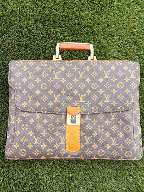 Louis Vuitton Other - LV Brown Monogram Briefcase with Tan Leather Trim